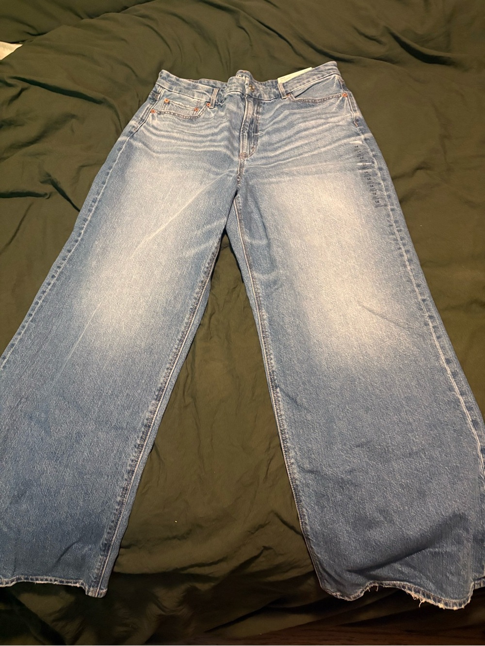 Light Wash Wide Leg Jeans